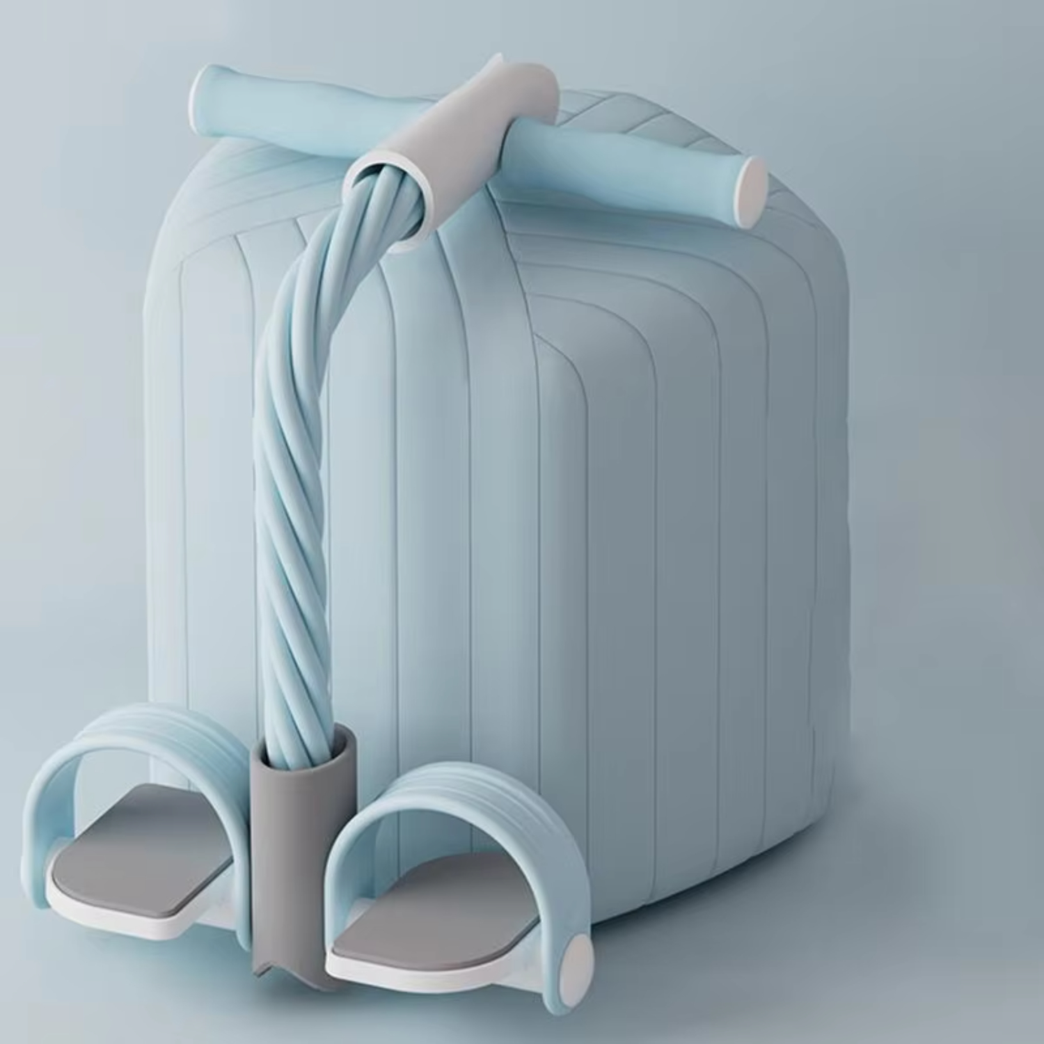 Fitness Pedal Puller Rope 6-Tube Elastic Resistance Band Multifunctional Stretching Equipment Sit- Exercise Bands  Abdomen