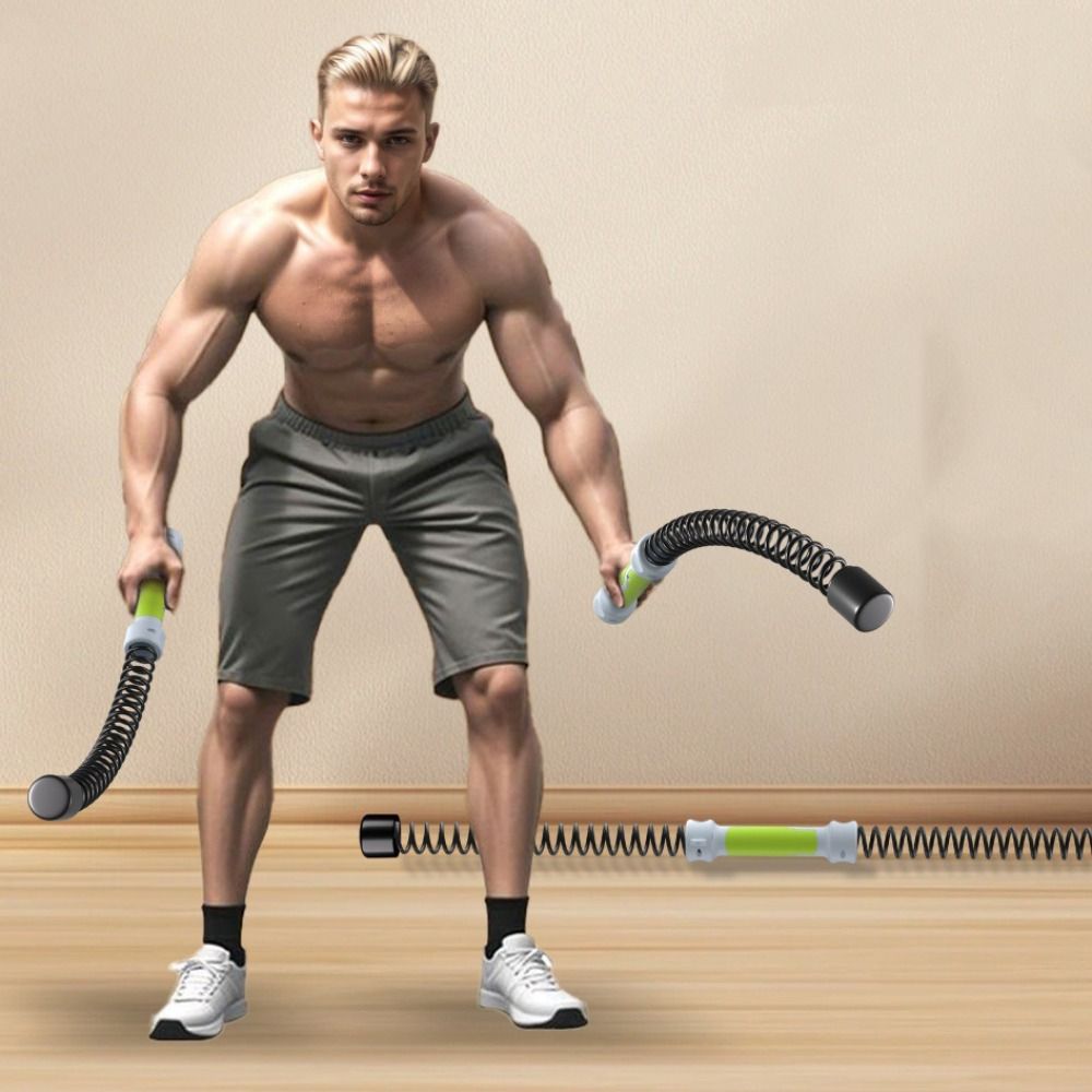 1 pair Replacement Spring Gym Battle Rope Stainless Steel Non Slip Cordless Battle Rope Multifunction Durable Arm Strength Rope