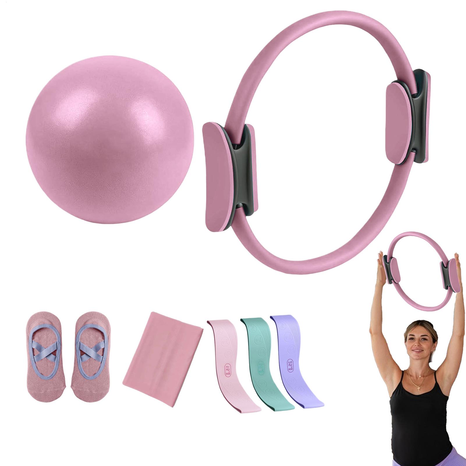 Pilates Set Muscular Strength Enhancer Anti Slip Multifunctional 7 Pieces/Set Trainer For Fitness Stretching Training Training