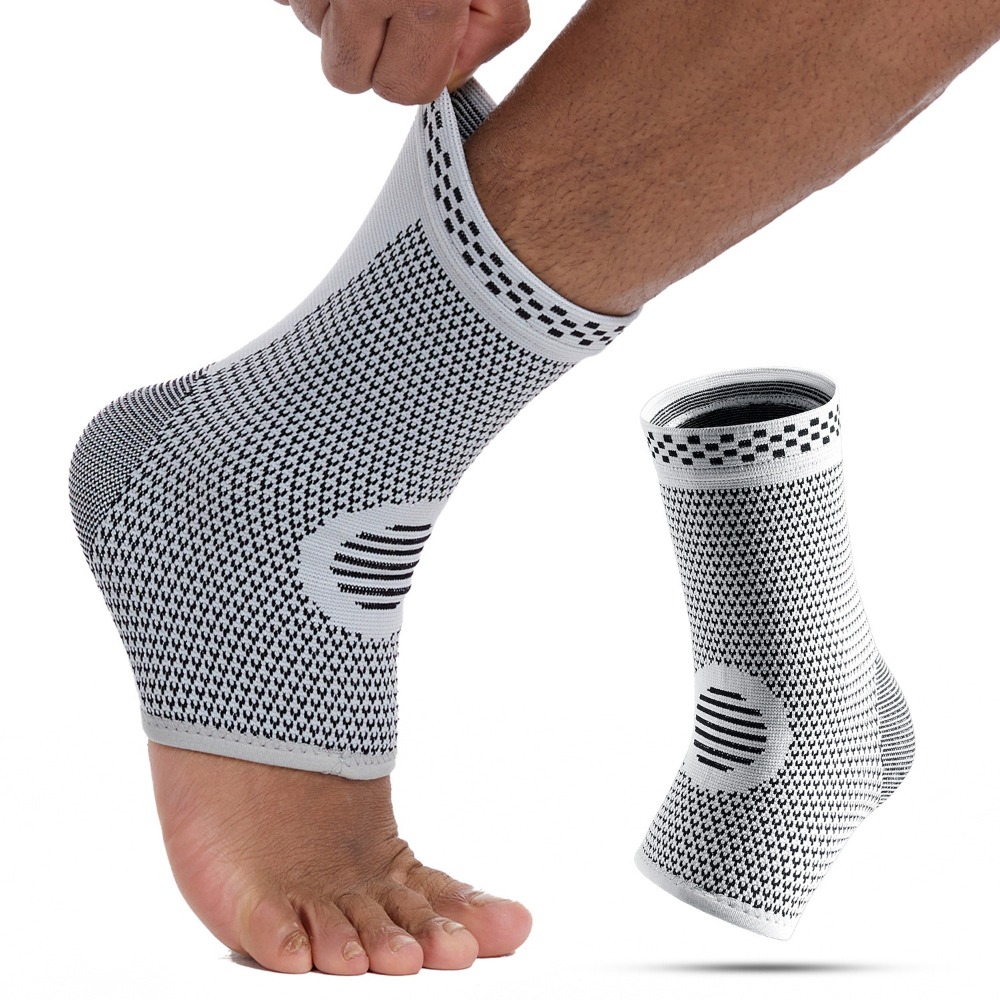 Breathable Ankle Support Sleeve Compression Comfy Ankle Compression Sock Knitted Foot Protection Sports Ankle Protection Male