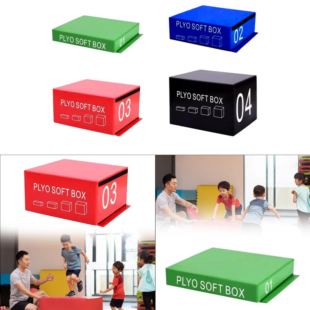 Children Plyometric Soft Jump Box Workout Practical Versatile for Home Gym Balancing Jumping Jump Training for Kids Step up Box