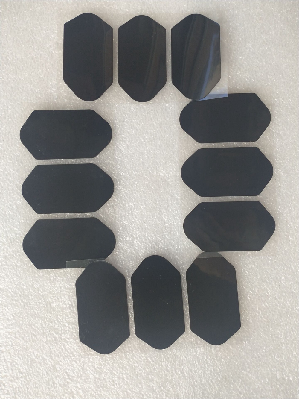 3/6/12PCS Replacement Black Film Sticker for 3D 4D Hifu Cartridge