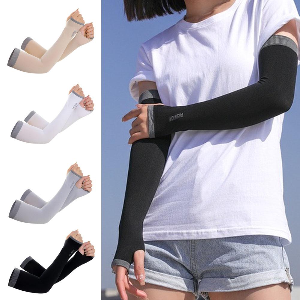 Unisex Arm guard Sleeve Warmer Women Men Sports Sleeves Sun Cover support Protection Ski Running UV Hand Fishing Cycling C2P1