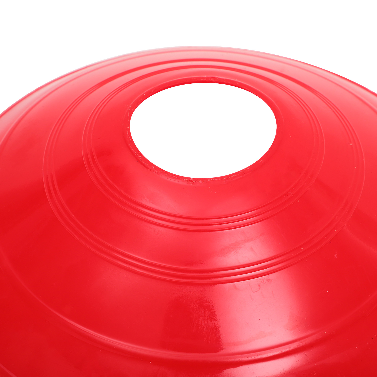 1 set Football Training Cones Discs Bright Color Non Fading Toughness Anti Fall Soccer Cone Obstacle Marker Storage Bag Foldable