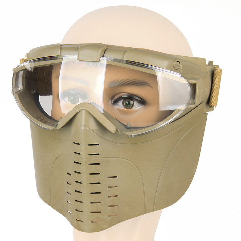 Full Face Mask with Fan Inside, PP9-0008, Fit for Outdoor Hunting or Other Sports