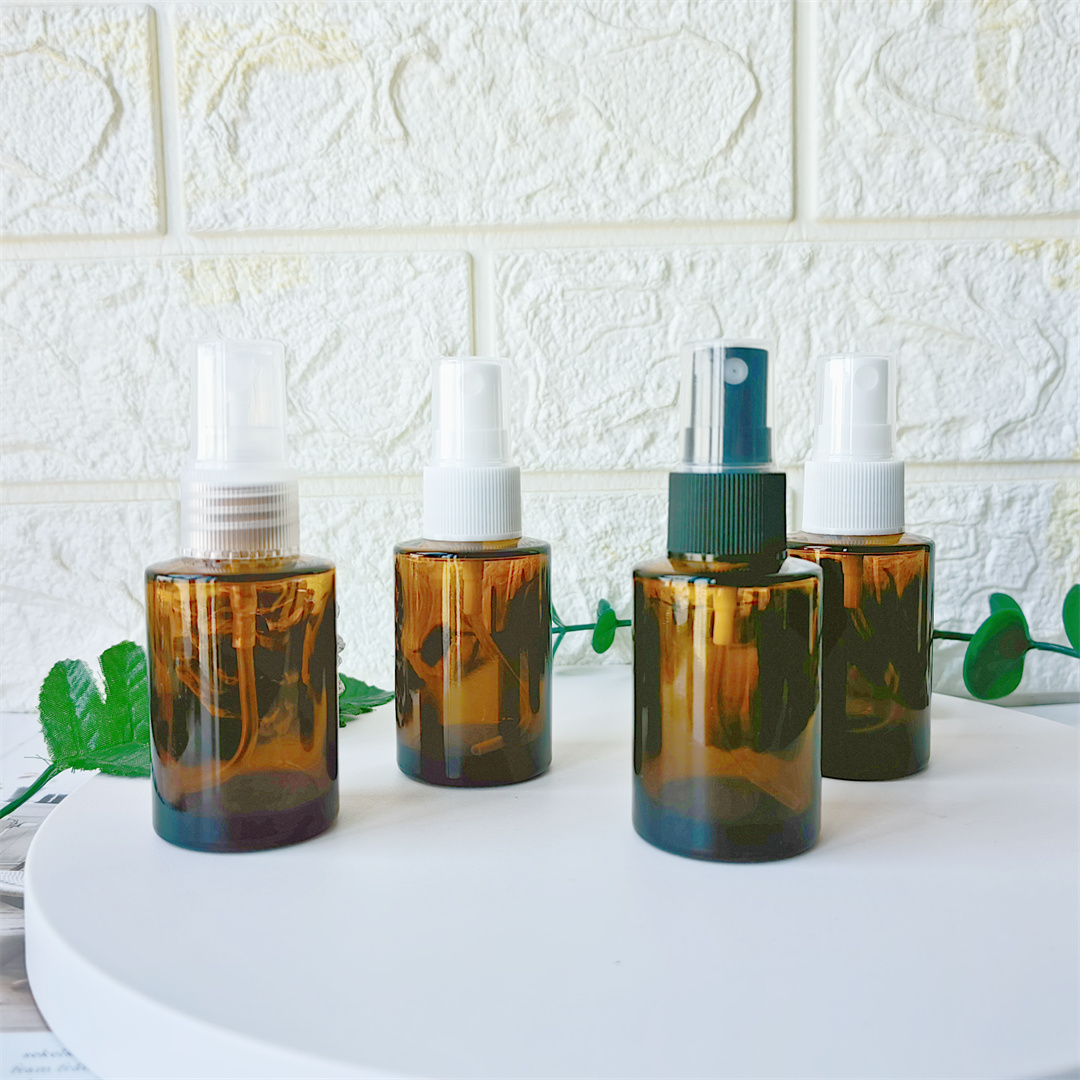 30ml 1oz Empty Portable Trav Amber Glass Perfume Refill Oil Spray Bottle Atomizer Liquid Soap Dispenser BeautyCosmetic Container