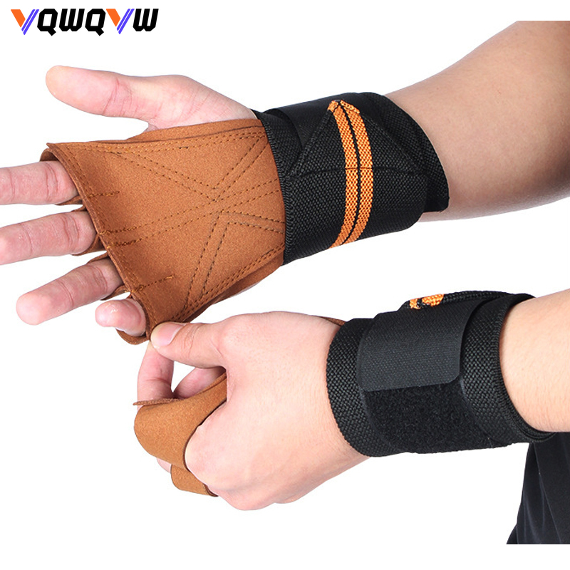 1Pair Wrist Brace Fitness Weightlifting Dumbbell Handguard,Wear-resistant and Anti Slip Wrist Support,Strap Protective Equipment