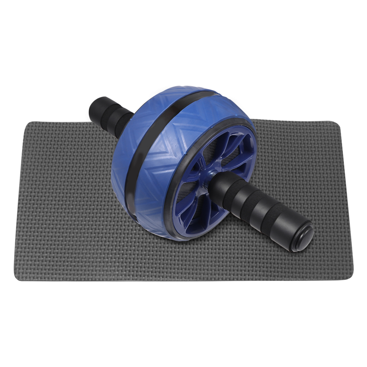 2pcs Abdominal Muscle Trainer Exercise Roller for Fitness Workout Wheel Fat Burning Equipment Large Wheel Design