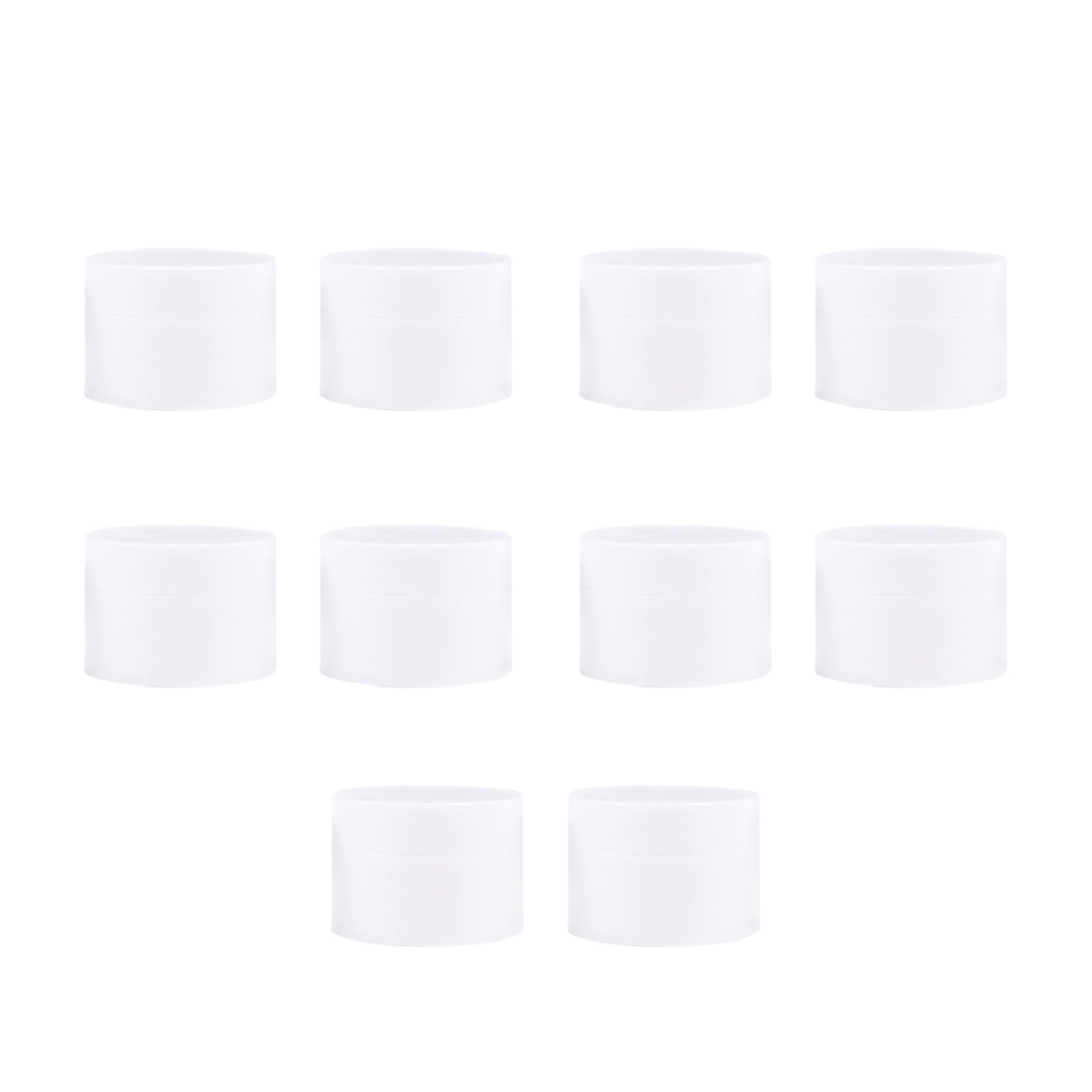 10 Pcs Refillable Makeup Cream Bottles Portable Cosmetics Containers Subpackaging Travel Accessories Reusable Lotion Vials Eco
