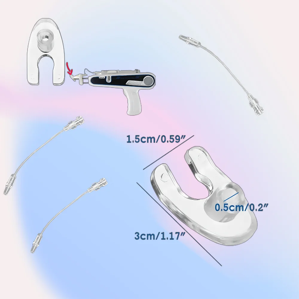 Disposable catheter plastic plate suitable for Mesotherapy gun beauty equipment accessories