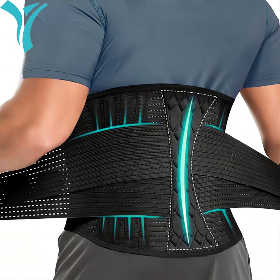 Breathable Lumbar Support Brace for Men & Women,Lower Back Belt for Lifting,suitable for herniated discs. Fitness weightlifting