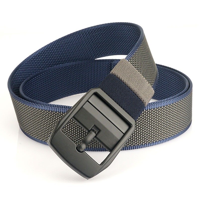 Adjustable Nylon Tactical Belt with Rotating Needle Buckle, Dual-Purpose Belt, Work and Hiking