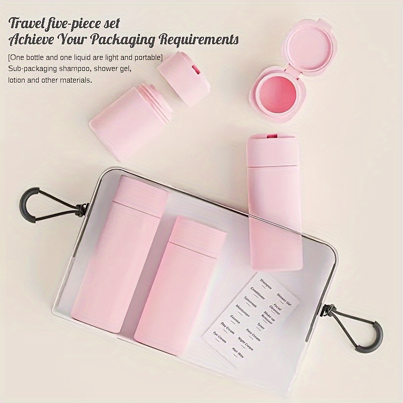 Nordic color hose bottling set travel shampoo lotion shower gel cosmetic lotion cream small empty bottle