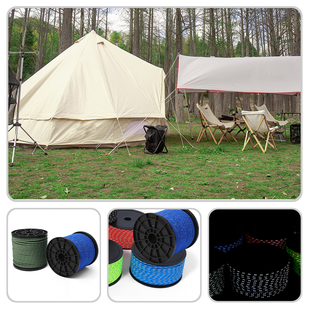 Wind Rope Canopy Fixing Outdoor Tent Tying Ropes Hanging Camping Cord Hiking Tether