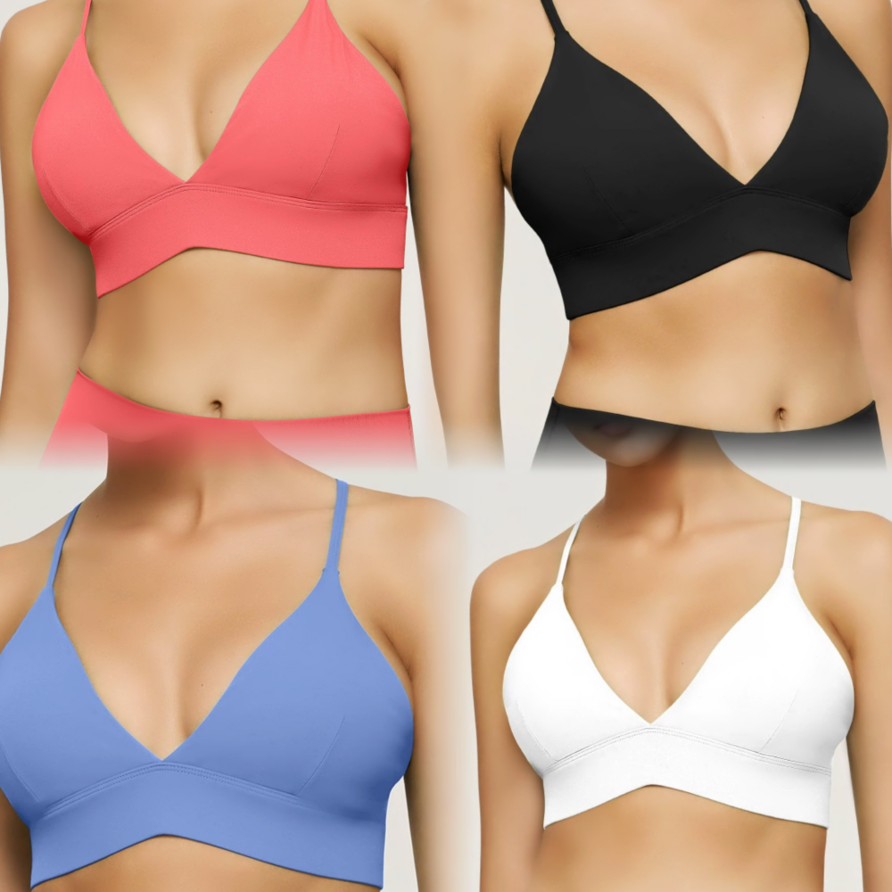 Women Sexy Beauty Back GymShock resistant suspender underwear Sports Bras Naked Fitness Underwear with Shoulders