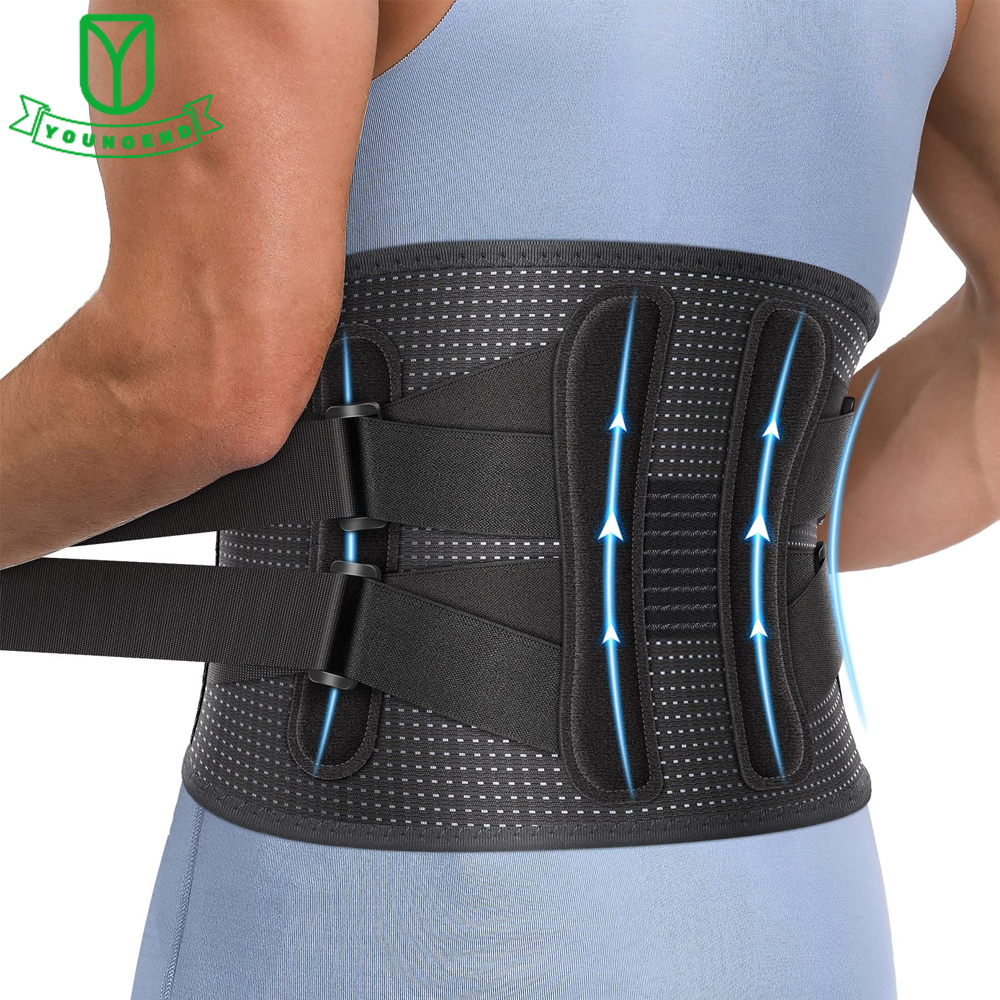 Back Braces Support Belt for Lower Back Pain Relief, Lumbar Support Belt with Dual Adjustable Straps for Sciatica,Herniated Disc