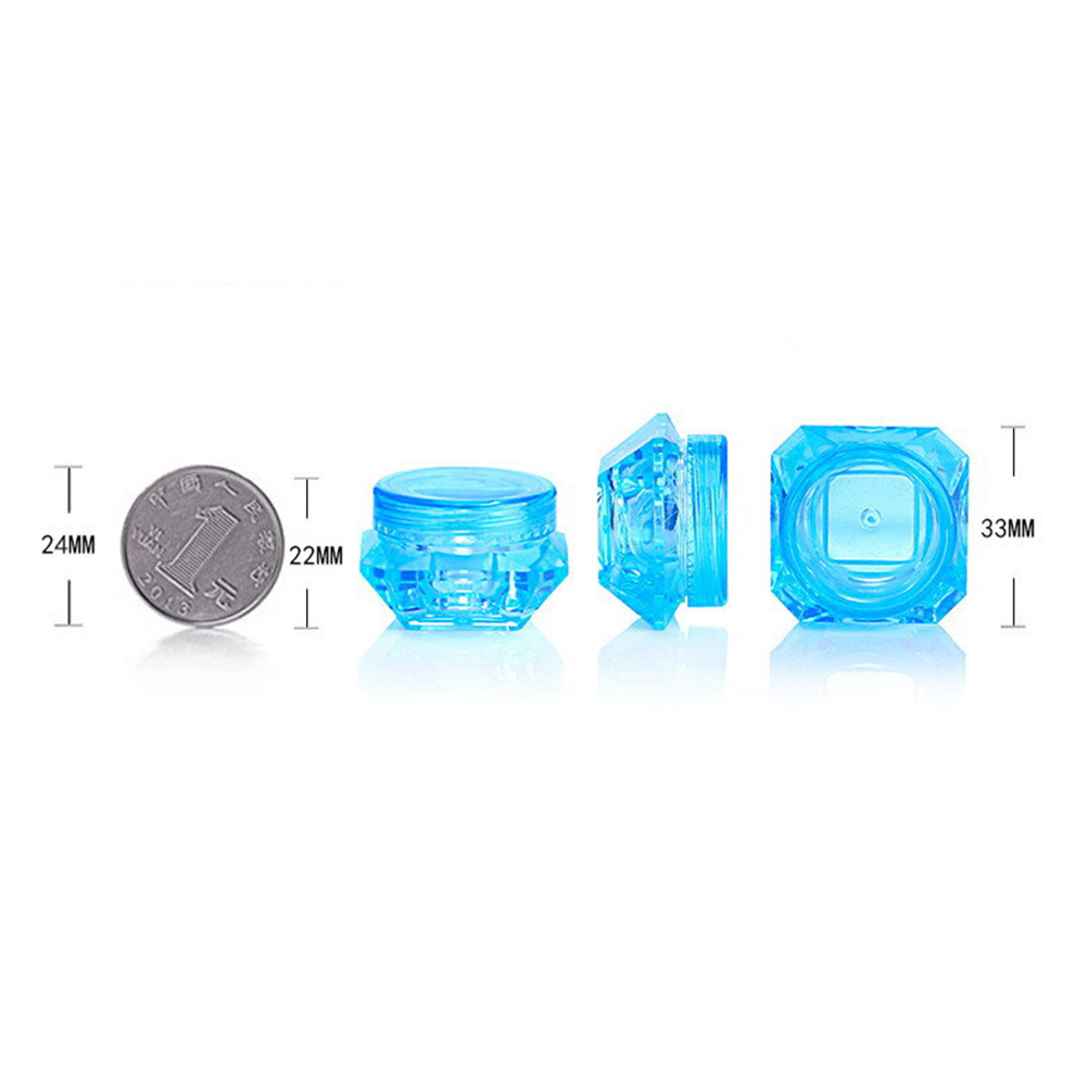 40 Pcs Powder Container Cream Box Diamond Bottle Travel Empty Bottles Containers Small