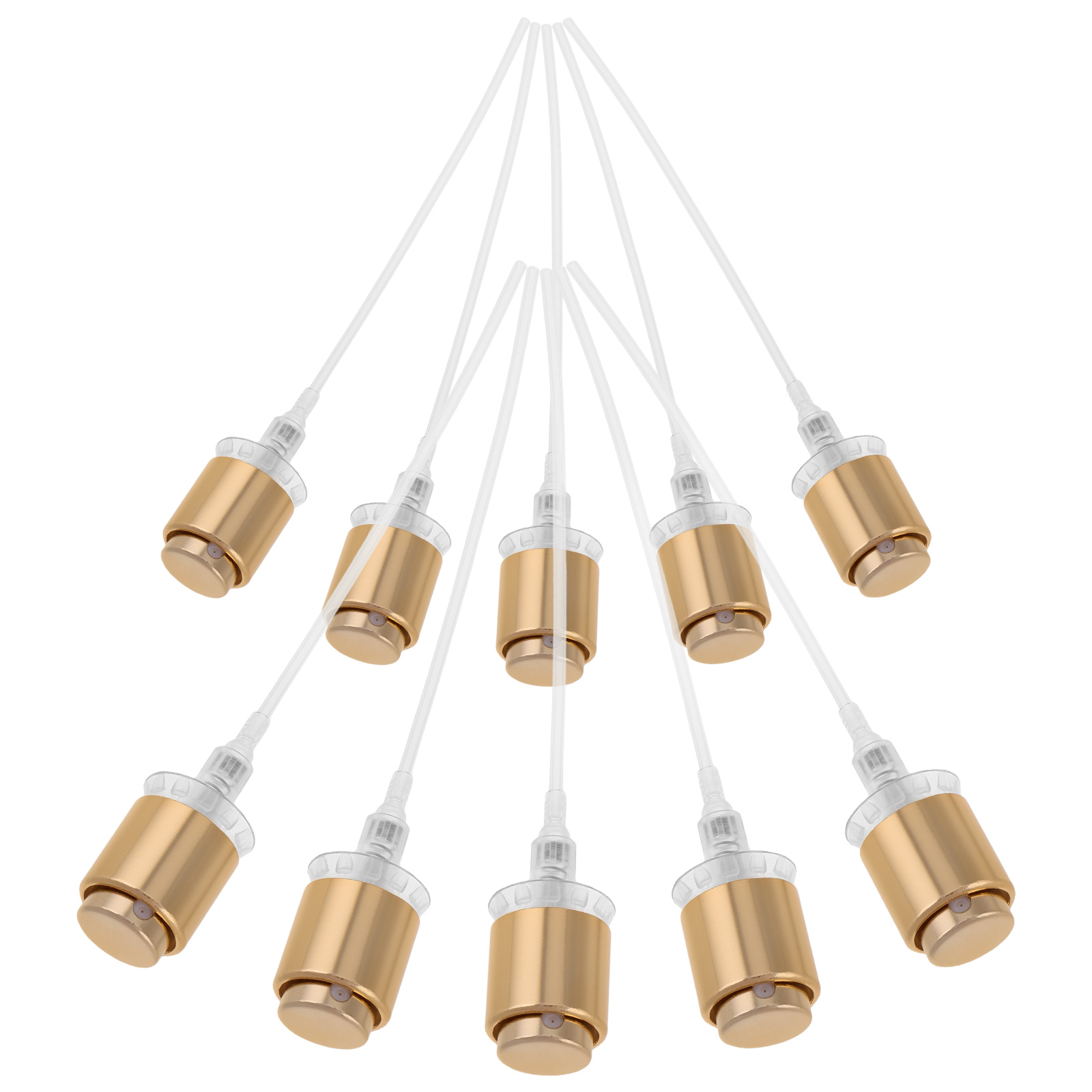 10pcs Plastic Card Perfume Bottle Pump Head Perfume Spray Head Perfume Cap Perfume Bottle Pump Sprayer