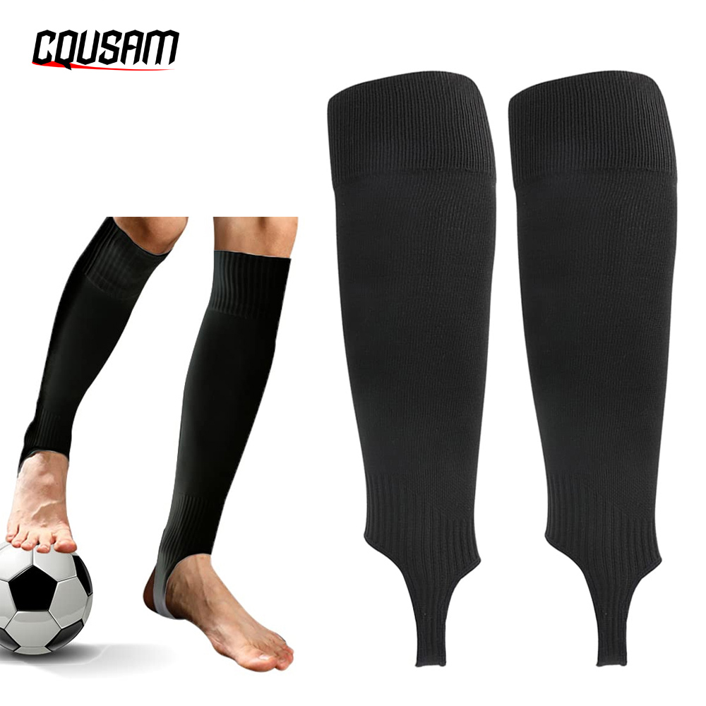 1Pair Football Soccer Shin Guards Protector Socks, Shin Pads Protective Soccer Accessories, Football Equipment