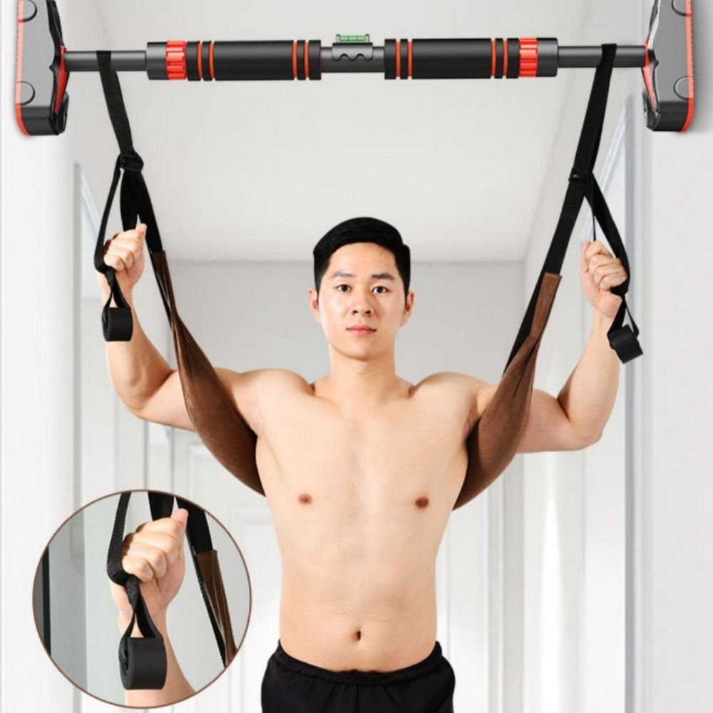 Breathable Spine Exercise Lumbar Belt Strong Bearing Capacity Installation-free Outdoor Hanging Waist Spine Belt Buckwheat Husk