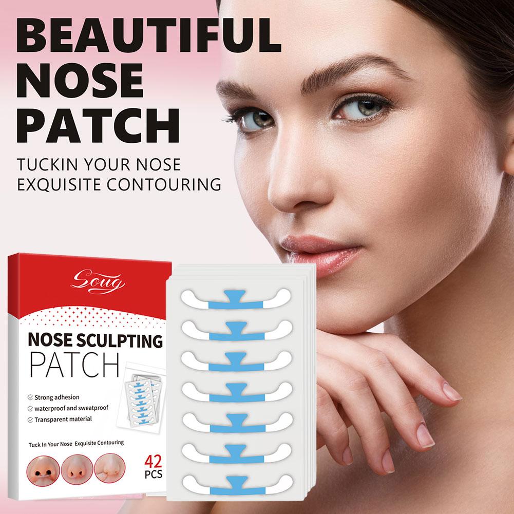 Shrinking Nose Wing Stickers Cosplay Special Nose Shrink Thin Invisible Strips Narrow tool Beauty Nose Nose Nose Small Wing W8Q0