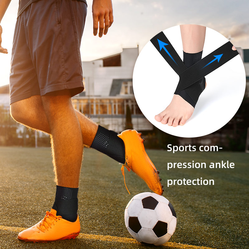 Thin Sports Ankle Brace - Breathable Compression Support for Basketball/Football/Hiking, Lightweight Protective Gear