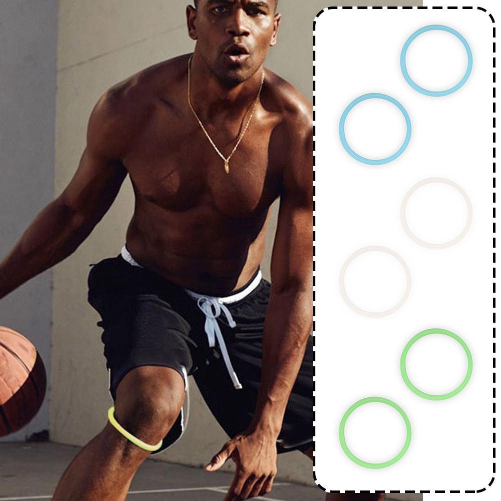 Fluorescence Patellar Band Knee Protection Support Knee Protection LoopRubber Basketball Band Exercise Force Joint Loop Ela