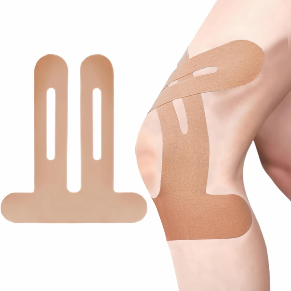 10PCS Kinesiology Tape - Waterproof Knee Support for Running, Athletic Stability & Pain Relief - Breathable Elastic Tape
