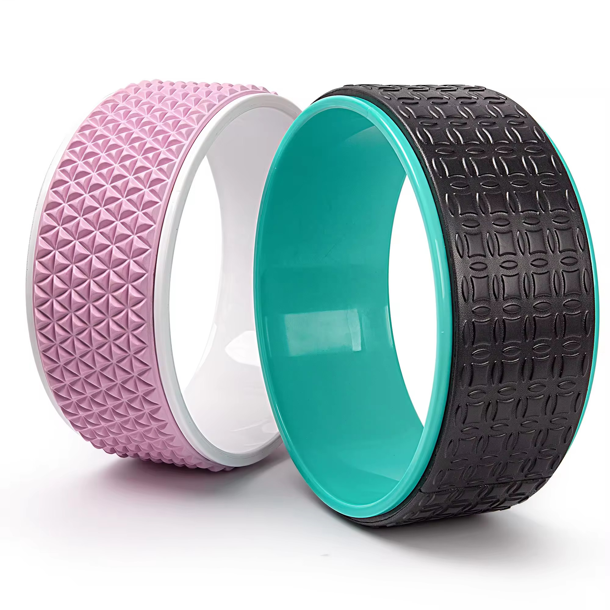 Non-Slip Yoga Circle Wheel Yoga Wheel Roller Back Yoga Wheel Stretching Back Roller for Improving Mobility