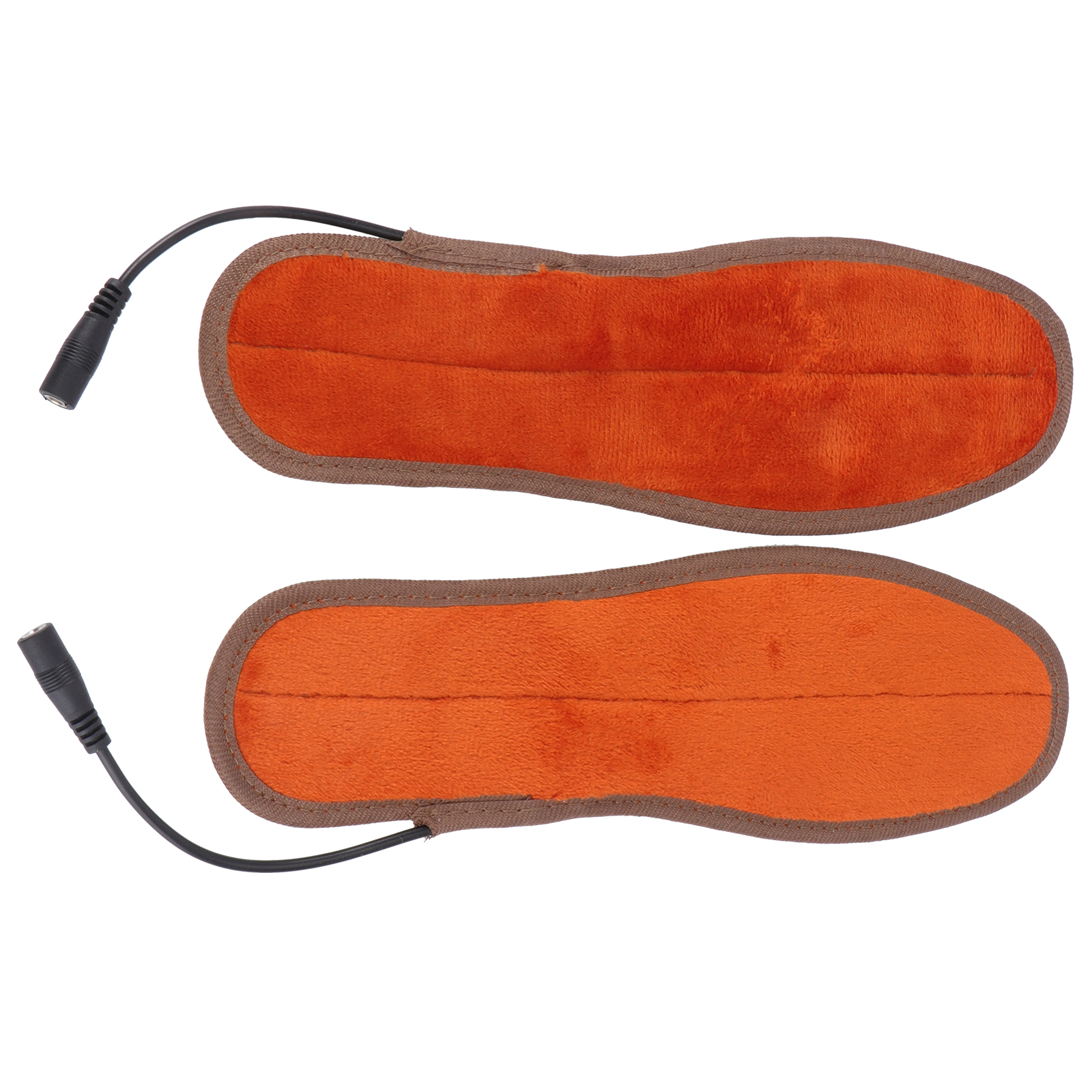 Winter Heated Insoles USB Shoe Inserts Foot Warmer Electric Rechargeable Heating Pad Fiber