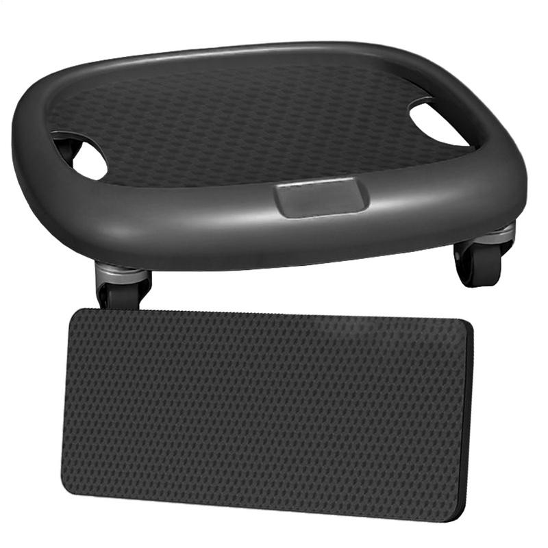 Ab Roller Wheel 360 Degree Rotating Abdominal Board Trainer With Mat Fitness Tool For Women Waist Strength Trainer For Home Gym