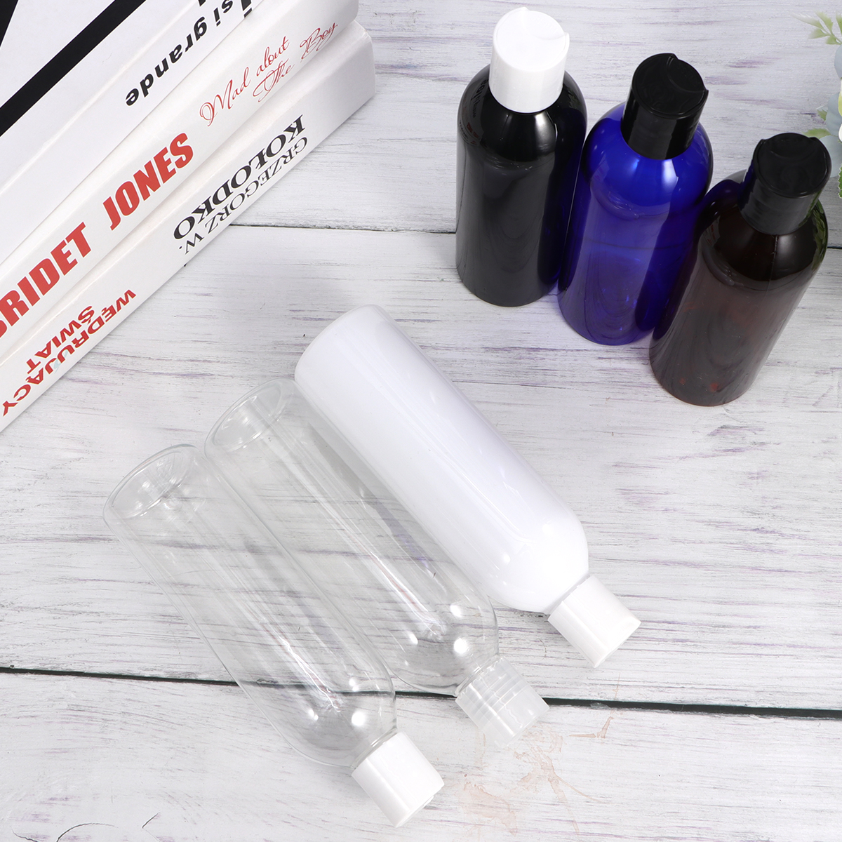 6pcs Empty Set for Travel Containers Shampoo Dispenser Bath Lotion Mini Containers Hand Soap Creams Portable