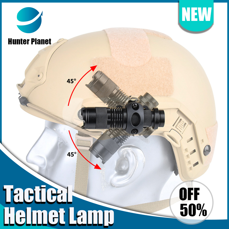 WADSN Tactical Helmet Lamp Strobe contant momentaneo AIrsoft Hanging Scout light fit FAST Helmet 20mm Rail Hunting LED torcia