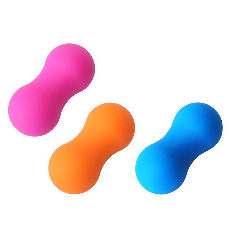 Silicone Fascia Ball Set Yoga Massage Balls Peanut-shaped Balls Round Balls Muscle Relaxation Fatigue Relief Foot Bottom Fitness