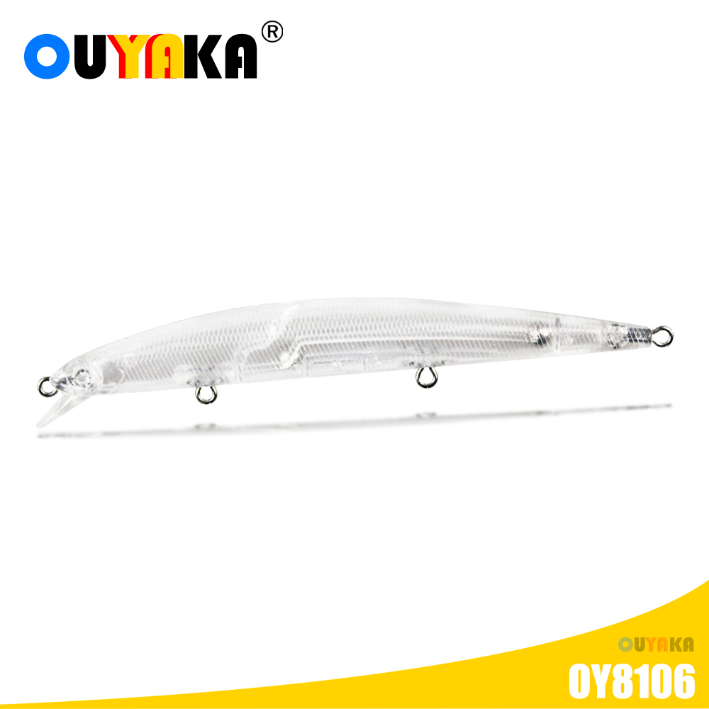 Fishing Accessories Lure Sinking Minnow Isca Artificial Blank Unpainted Lures Weights 7.5-10g ABS Diy Bait Peche A La Carpe Fish
