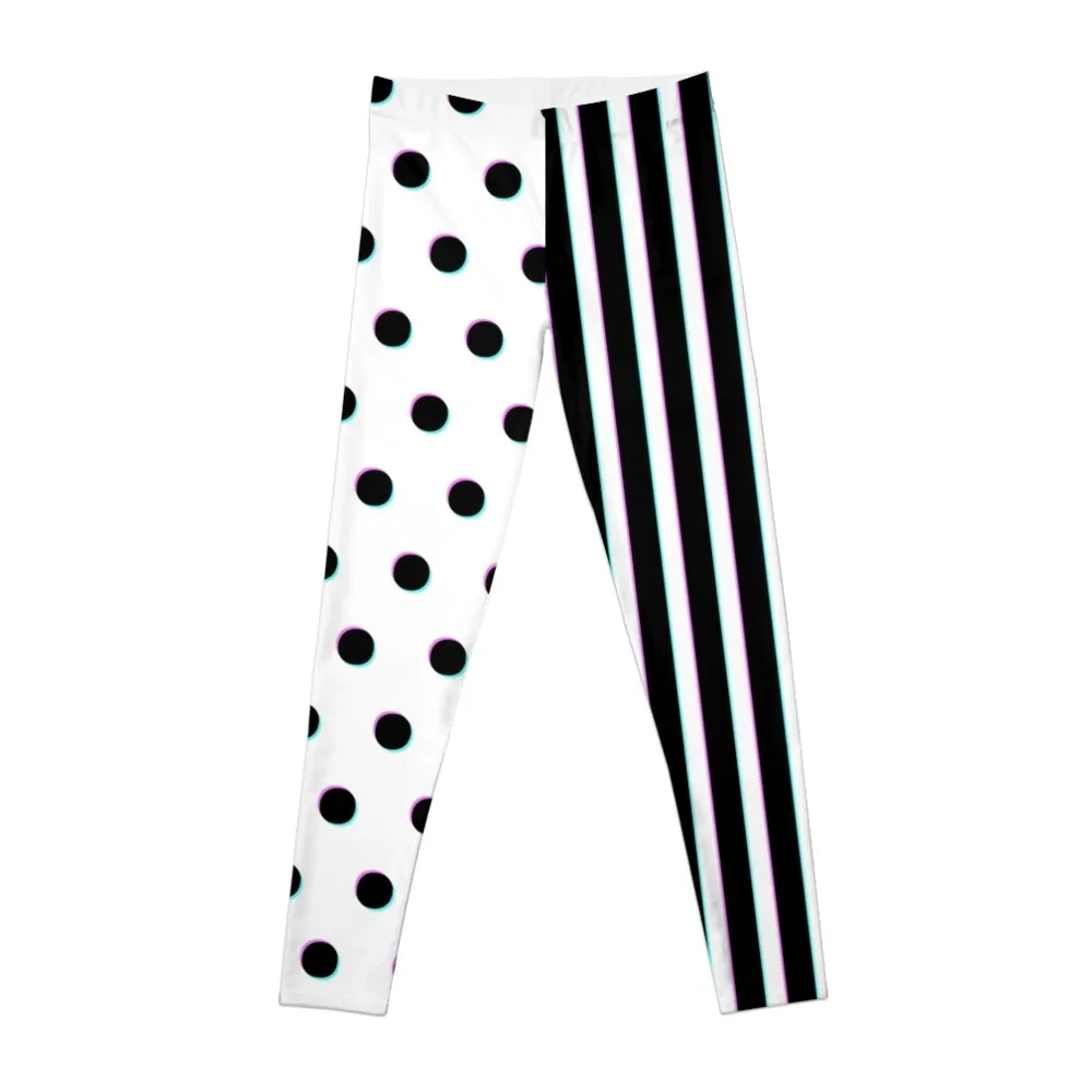 Dots and Stripes Leggings active wear sportswear woman gym 2025 Womens Leggings
