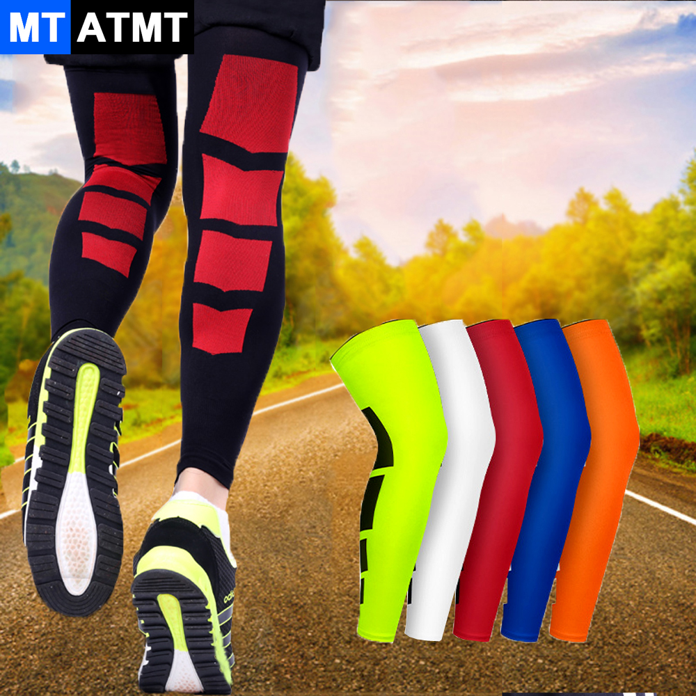 1Pair Super Elastic Basketball Leg Warmers Calf Thigh Compression Sleeves Knee Brace Soccer Basketball Cycling Fitness Men Women