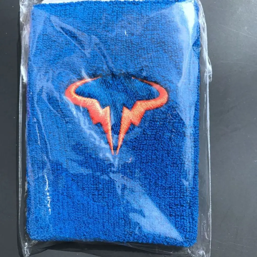 Breathable Tennis Wristband Sweat-absorbent Elasticity Fitness Wrist Brace Wrist Support Cotton Yoga Wrist Wrap Badminton