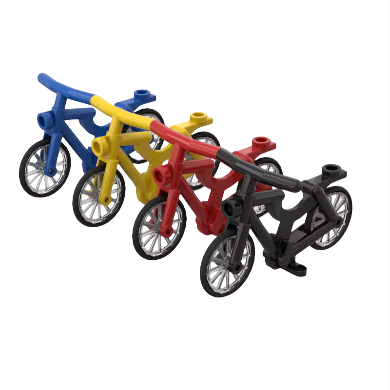 5PCS MOC Mini Bicycle 4719 DIY Puzzle Small Particle Building Block Parts Assembly Toy  15396
