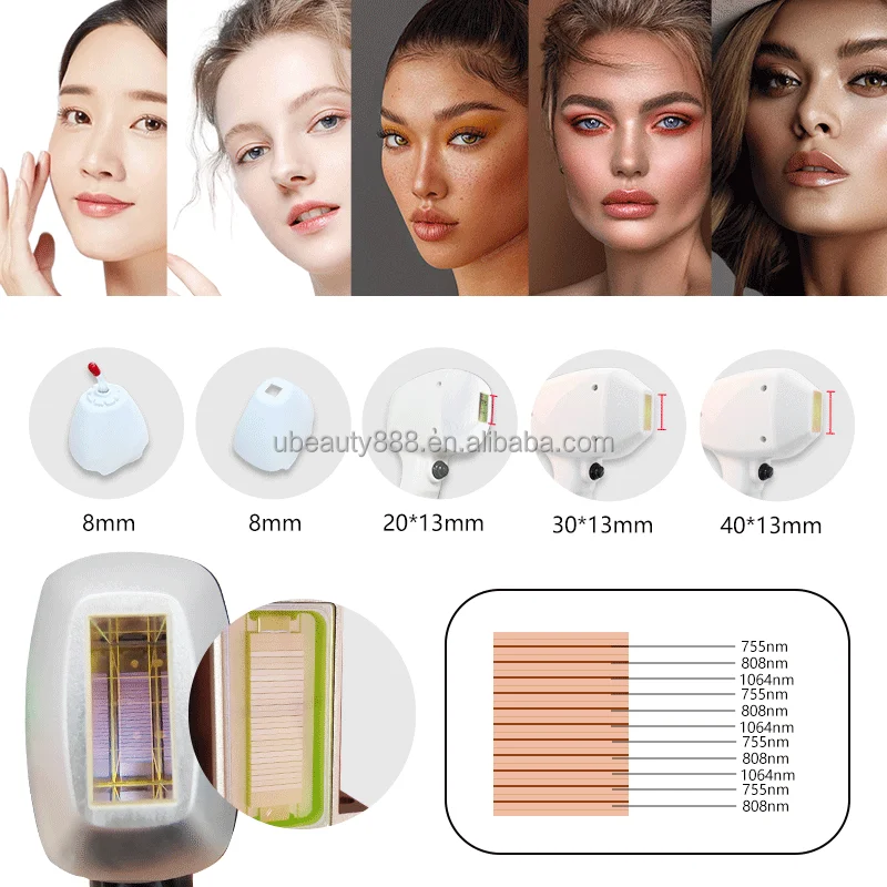 Diode Laser Hair Removal Skin Rejuvenator Painless Effective Hair Removal Machine