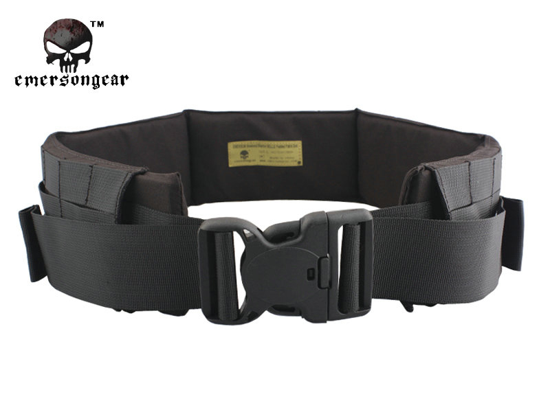 Emersongear MOLLE Padded Patrol Belt Airsoft Combat Belt EM1760 Black