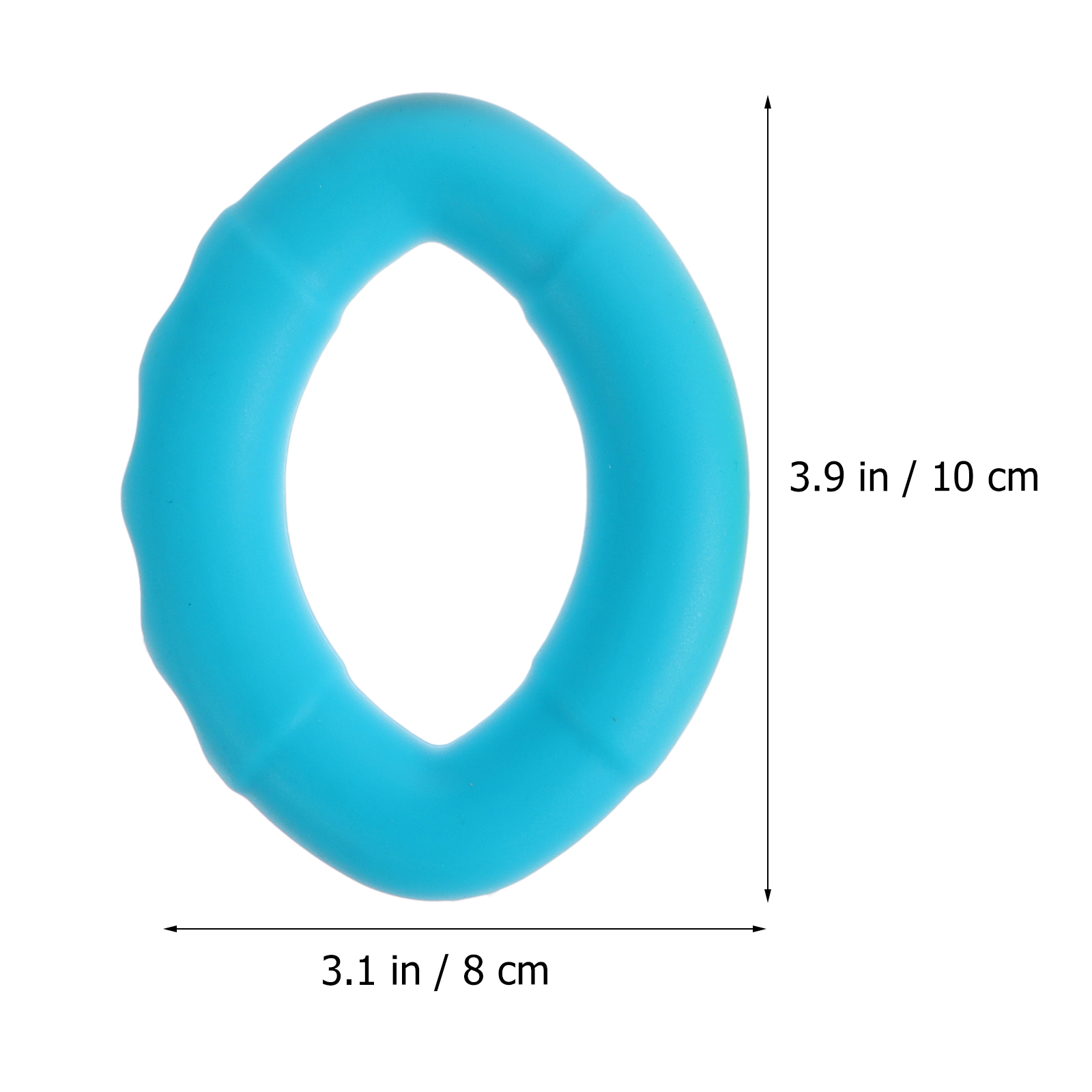 4Pcs Hand Grip Rings Silicone Strengtheners Massage Trainers Fitness Adults PalmSize Storage Home Travel Wear Resistant Long