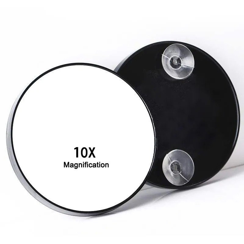 10x Magnification Mirror With Suction Cup Blackhead Magnifying Compact Remove Acne Pores Tool Bathroom Makeup Mirror