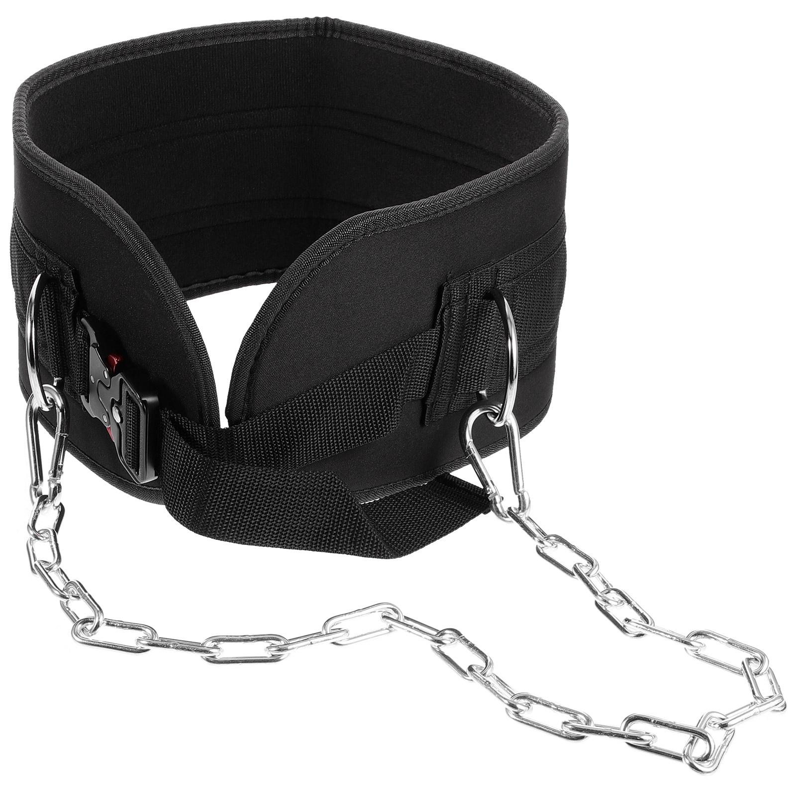 Weightlifting Belt Fitness Sports Equipment Metal Chain Waist Weighted Dipping Pull Belt for Exercises