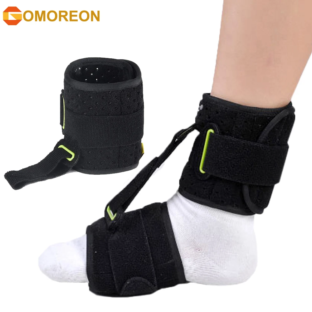 Foot Drop Brace & Ankle Orthosis Plantar Fasciitis Night Splint for AFO Achilles Tendonitis Arch Foot Dorsal Flexion Pain Relief