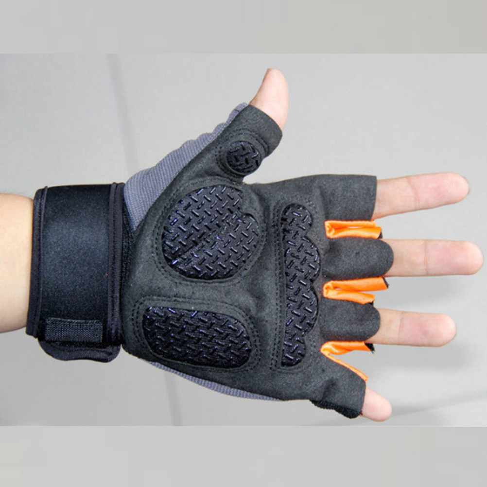 Anti slip Fitness Gloves for Outdoor Sports Training Wrist Support Sweat Absorbing Breathable Glove Palm Protection