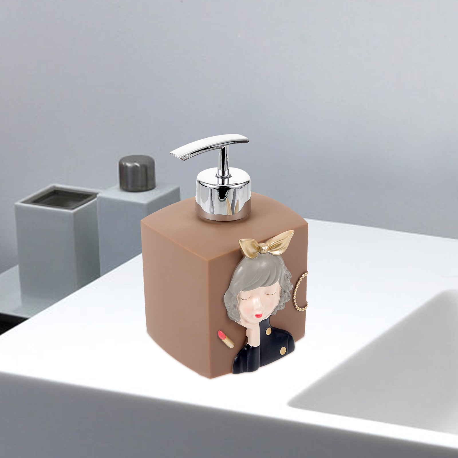 Essential Oil Empty Bottle Soap Dispenser Bathroom Kitchen Sink Refillable Pump Luxury H Shampoo Elegant Design Lightweight