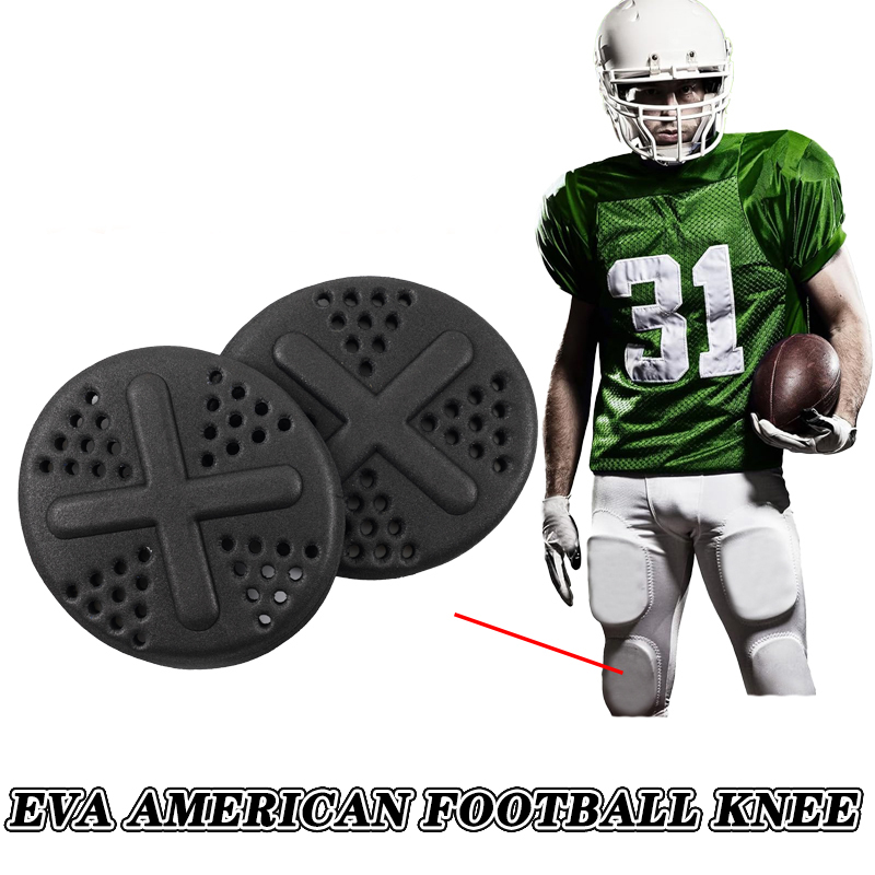 Soft & Breathable EVA Knee Pads Cross Straps for Maximum Support Football Pads for Football Basketball Soccer Outdoor Sports