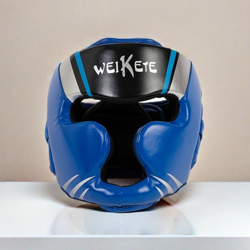 Boxing Helmet MMA Fighting Muay Thai Helmet Men's and Women's Taekwondo Sanda Fighting Head Protection Headgear