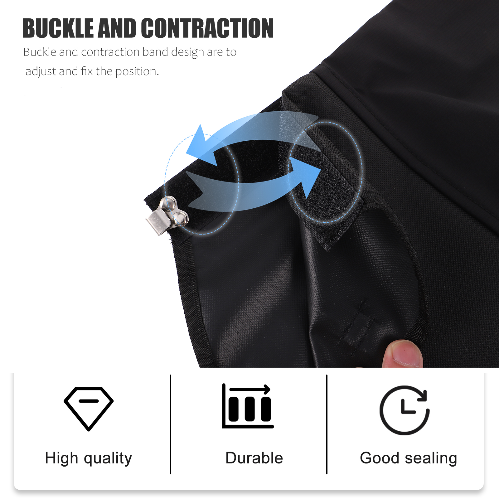 Snow-Proof Scratch-Proof Foot Cover Hiking Lightweight Waterproof Boot Gaiters Adjustable Unisex Outdoor Leg for Camping